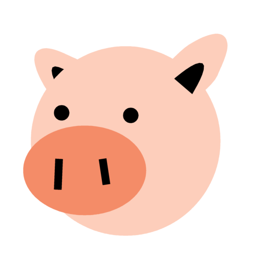 豚の無料イラスト