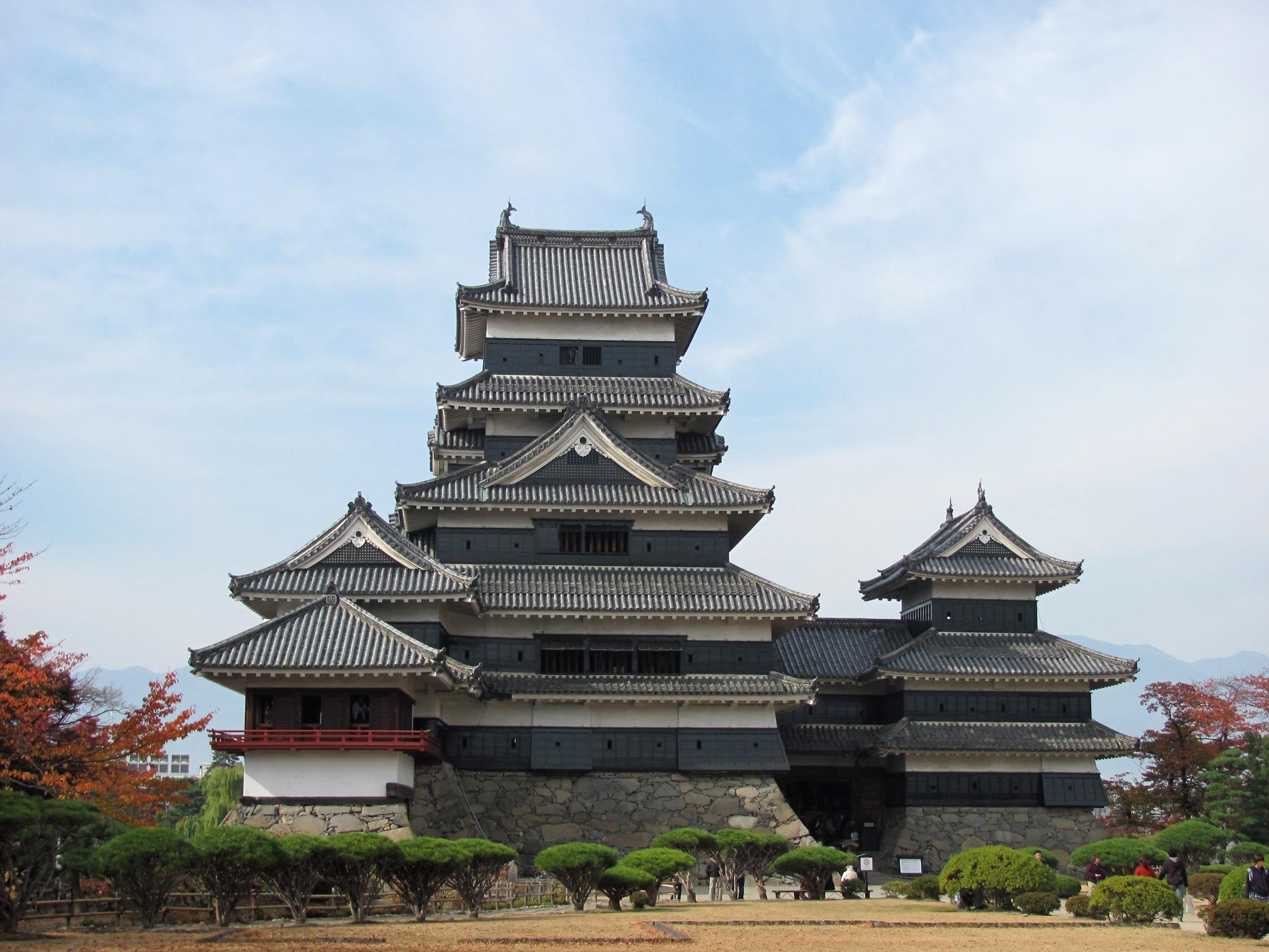 松本城の無料写真